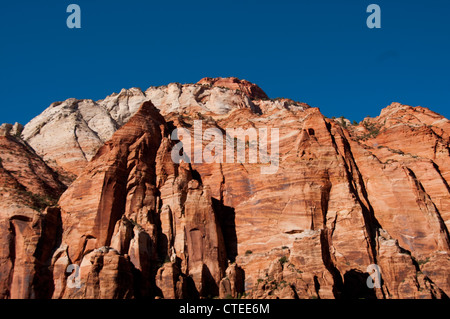 USA Utah, Grande Arche de sion dans le parc national de Zion. Banque D'Images