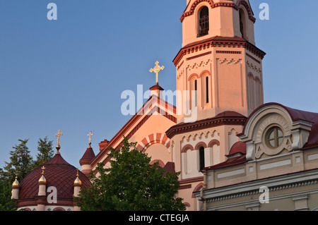 L'Église orthodoxe russe St Nicolas Vilnius Lituanie Banque D'Images