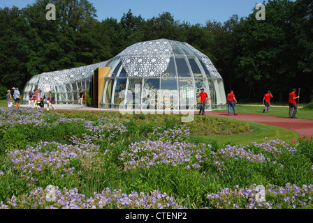 L'Azerbaïdjan pavilion à Floriade 2012 World Expo horticole Venlo, Pays-Bas Banque D'Images