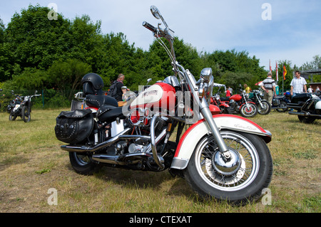 Harley Davidson Heritage Softail Moto Banque D'Images