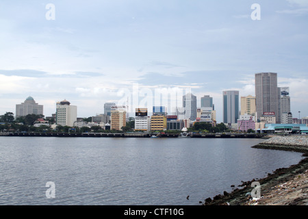 Johor Bahru, frontière Malaysia-Singapore Banque D'Images