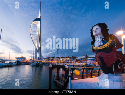 Tour Spinnaker de PORTSMOUTH GUNWHARF QUAYS Banque D'Images