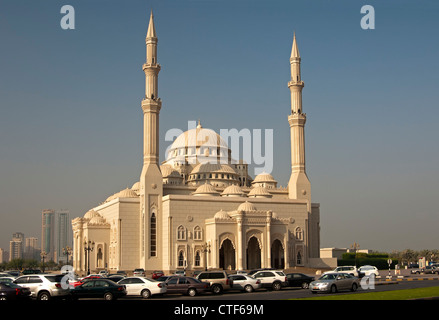 Mosquée Al Majaz, Sharjah, Emirats Arabes Unis Banque D'Images