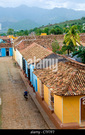 Vue panoramique de Trinidad, Trinidad, Cuba Banque D'Images