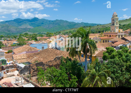 Vue panoramique du couvent de San Francisco, Trinidad, Cuba Banque D'Images