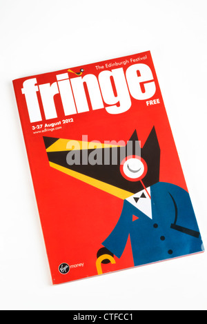 2012 catalogue du festival Fringe d'Édimbourg Banque D'Images