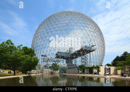 Biosphère de Montréal Banque D'Images