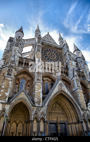 L'Abbaye de Westminster à Londres - Royaume-Uni Banque D'Images