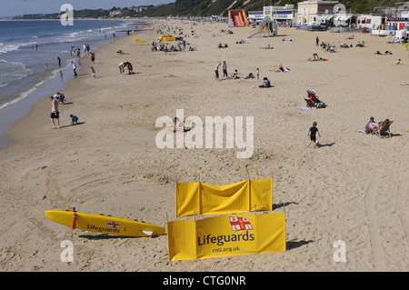 Beach BOURNEMOUTH Dorset England Banque D'Images