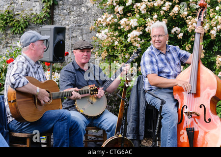 Pays de l'écossais d'Ulster fiddle band Banque D'Images