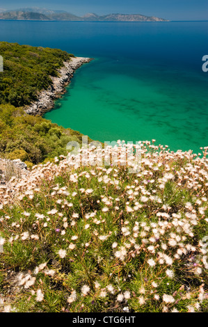 Vue panoramique du Parc National de Dilek Yarimadasi Kusadasi Turquie Banque D'Images