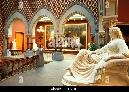 PHILADELPHIA PA INTÉRIEUR DE PENNSYLVANIA ACADEMY OF FINE ARTS MUSEUM Banque D'Images