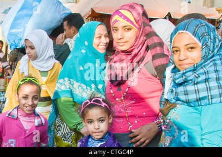 Filles égyptien du Caire Khan El Khalili Egypte Banque D'Images