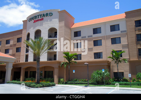 Stuart Florida,Courtyard by Marriott,motel,hôtels d'hôtel motels inn motel,hébergement,extérieur, entrée,entrée,devant,visiteurs trave Banque D'Images