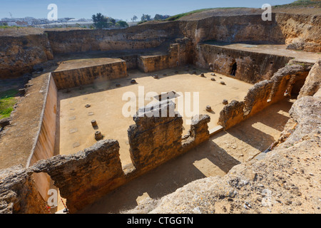 Le complexe archéologique, Carmona, Province de Séville, Espagne. Tumba de Servilia, le tombeau de Servilia. Banque D'Images