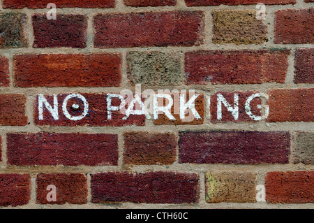 Un pas de parking sign Banque D'Images