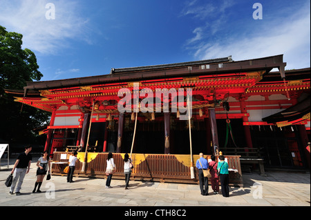 Sanctuaire Yasaka jinja, Kyoto, Japon Banque D'Images