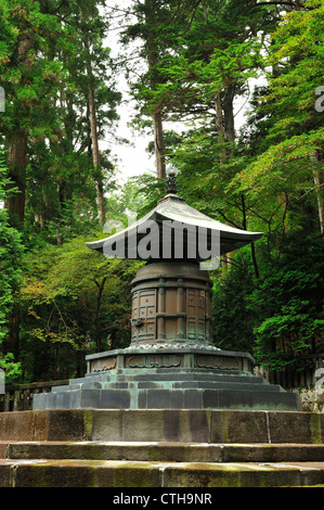 La Tombe de Tokugawa Ieyasu, Tosho-gu, Nikko, Tochigi Prefecture, Japan Banque D'Images