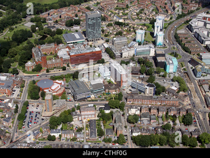 Vue aérienne de l'Université de Sheffield Banque D'Images