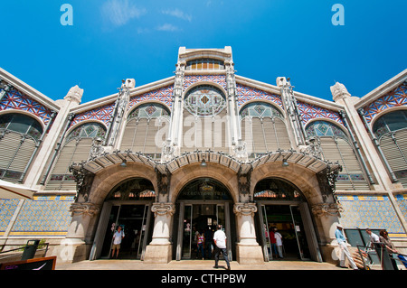 Mercado Central (Marché Central), Valencia, Espagne Banque D'Images