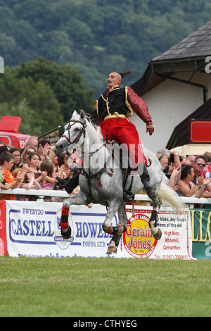 La préforme cosaques d'Ukraine au Royal Welsh Show 2012 Banque D'Images