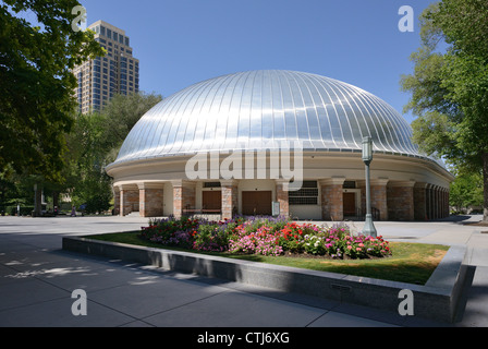 Mormon Tabernacle, Temple Square, Salt Lake City, Utah, USA Banque D'Images
