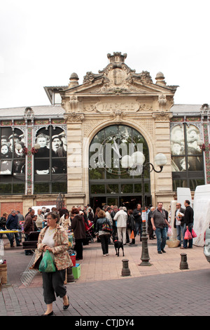 Entrée de Halles Narbonne Languedoc-Roussillon France Banque D'Images