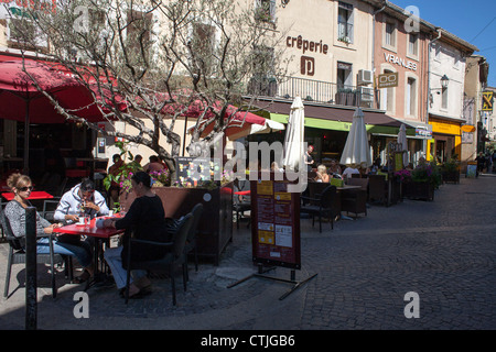 Café Français en plein air Banque D'Images