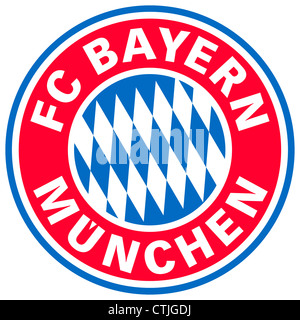 Logo de l'équipe allemande de football FC Bayern Munich. Banque D'Images