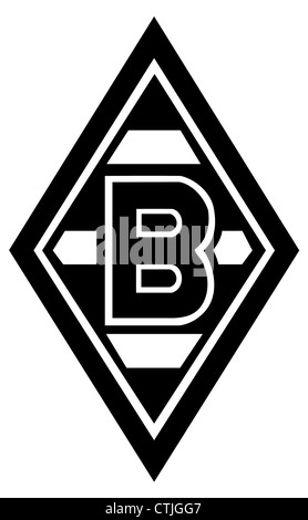 Logo de l'équipe de football allemande Borussia Moenchengladbach. Banque D'Images