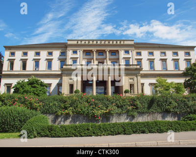 Le Stadtbuecherei (bibliothèque de la ville de Stuttgart, Allemagne Banque D'Images