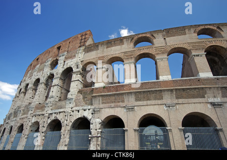 Colisée à Rome détails ruine, amphithéâtre antique Banque D'Images