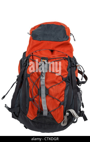 Sac à dos/sac à dos moderne isolé sur blanc avec chemin de travail Banque D'Images