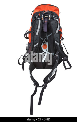 Sac à dos/sac à dos moderne isolé sur blanc avec chemin de travail Banque D'Images