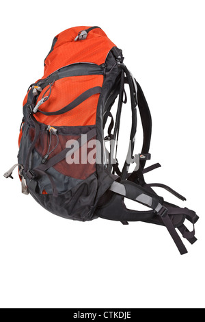 Sac à dos/sac à dos moderne isolé sur blanc avec chemin de travail Banque D'Images