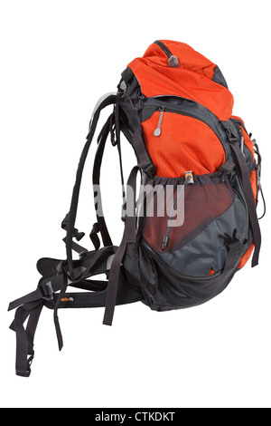 Sac à dos/sac à dos moderne isolé sur blanc avec chemin de travail Banque D'Images