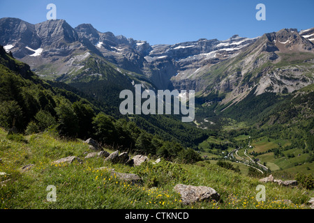 Le Cirque de Gavarnie Pyrénées France Banque D'Images