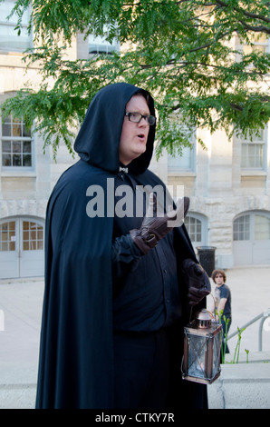 Le Canada, l'Ontario, Kingston. Ghost tour, guide. Banque D'Images