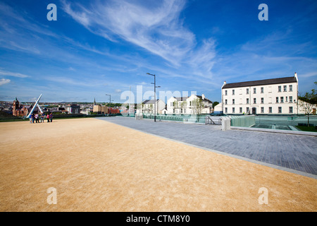 Ebrington Square, Derry, Irlande du Nord Banque D'Images