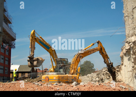 Pour démolition Nouvelle Marina Development, Ipswich, Royaume-Uni. Banque D'Images