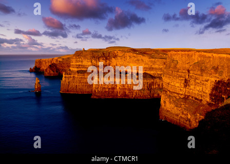 Les falaises de Moher, comté de Clare, Irlande Banque D'Images