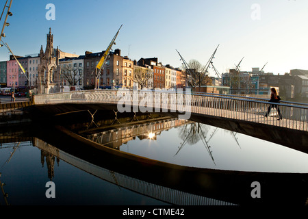 Nano Nagle pont, la ville de Cork, Irlande Banque D'Images