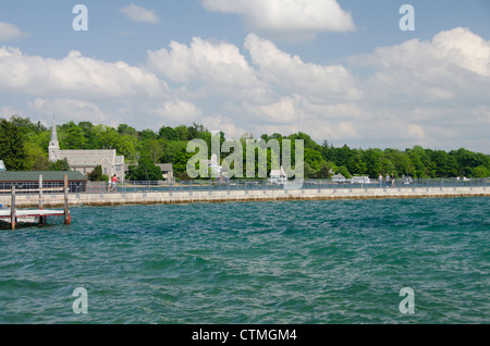 Skaneateles, New York. Skaneateles Lake, l'un des doigt lacs du centre de New York. Banque D'Images