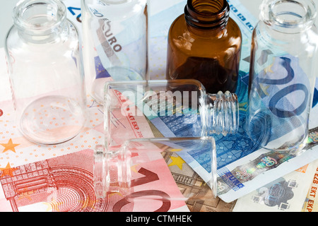 Flacons pharmaceutiques Banque D'Images