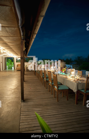 Ibo Island Lodge et Nouvel An saint sylvestre, l'archipel des Quirimbas, au nord du Mozambique Banque D'Images