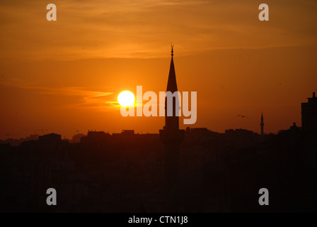 Istanbul au coucher du soleil. Photo par : Adam Alexander/Alamy Banque D'Images