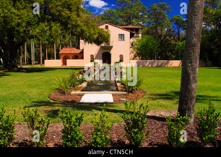 Villa Marianna, le quartier historique, Jekyll Island, Géorgie, USA Banque D'Images