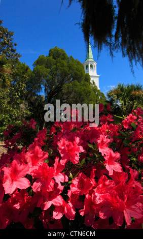 Église Saint Helenas, Beaufort, Caroline du Sud, USA Banque D'Images