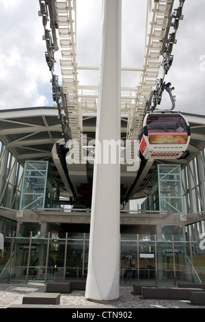 Téléphérique Emirates péninsulaire, North Greenwich Banque D'Images