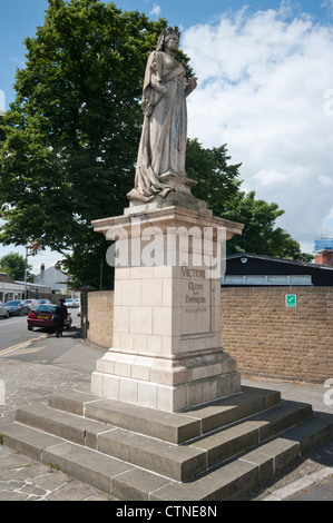 Statue de la reine Victoria Kent Gravesend Darnley Road UK Banque D'Images